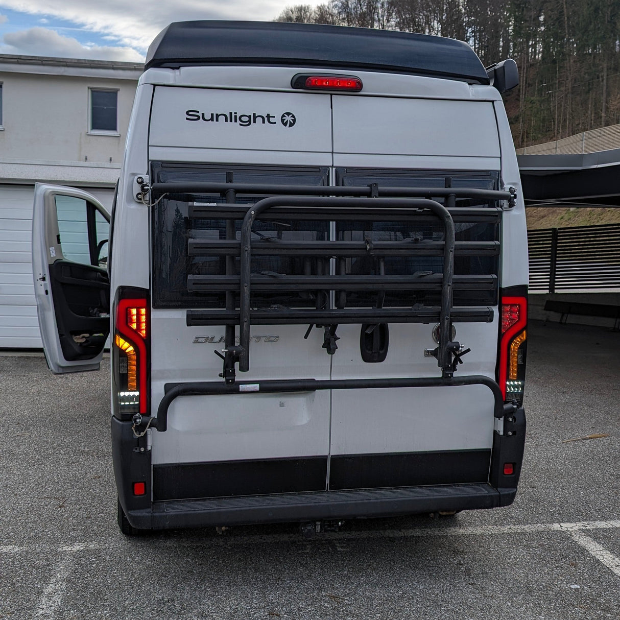 For Fiat Ducato Full LED Rear Light Cluster | Tail Light, Rear Light Unit, Smoked LED Replacement | RAM ProMaster Van-X - NEW