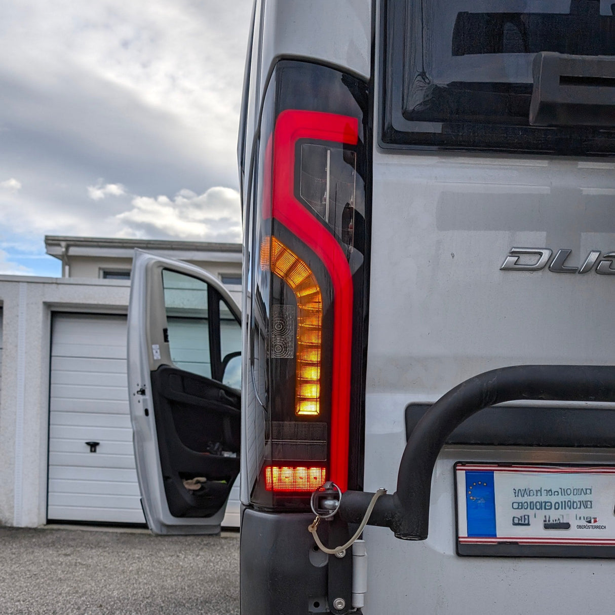 For Citroen Relay Full LED Rear Lights Cluster - Tail Light, Rear Light Unit, Smoked Replacement - Van-X