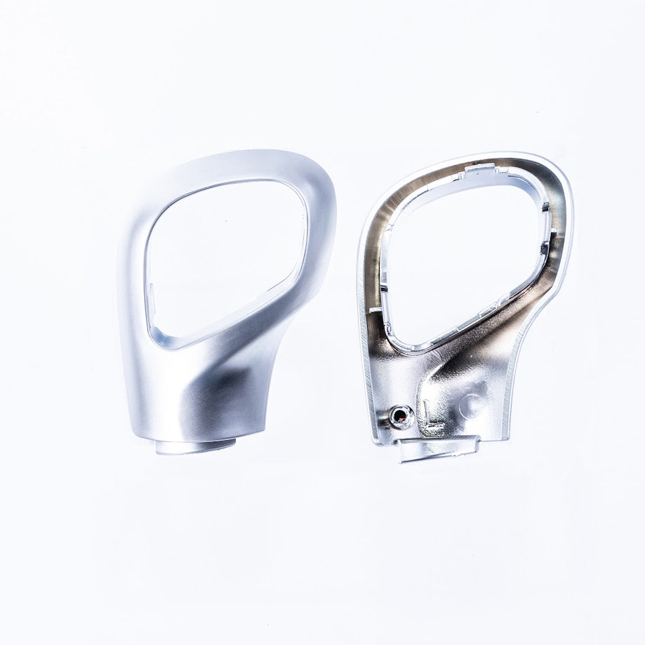 For VW T6.1 Transporter Auto DSG Gear Knob Styling Caps – Matte Chrome Painted Covers, Ready to Fit Upgrade