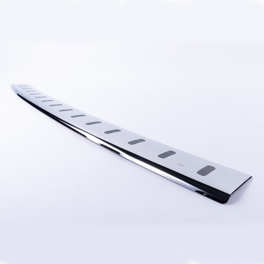 For VW T6.1 Transporter Multivan Rear Bumper Protector With Rubber Inserts Barndoor Stainless Steel