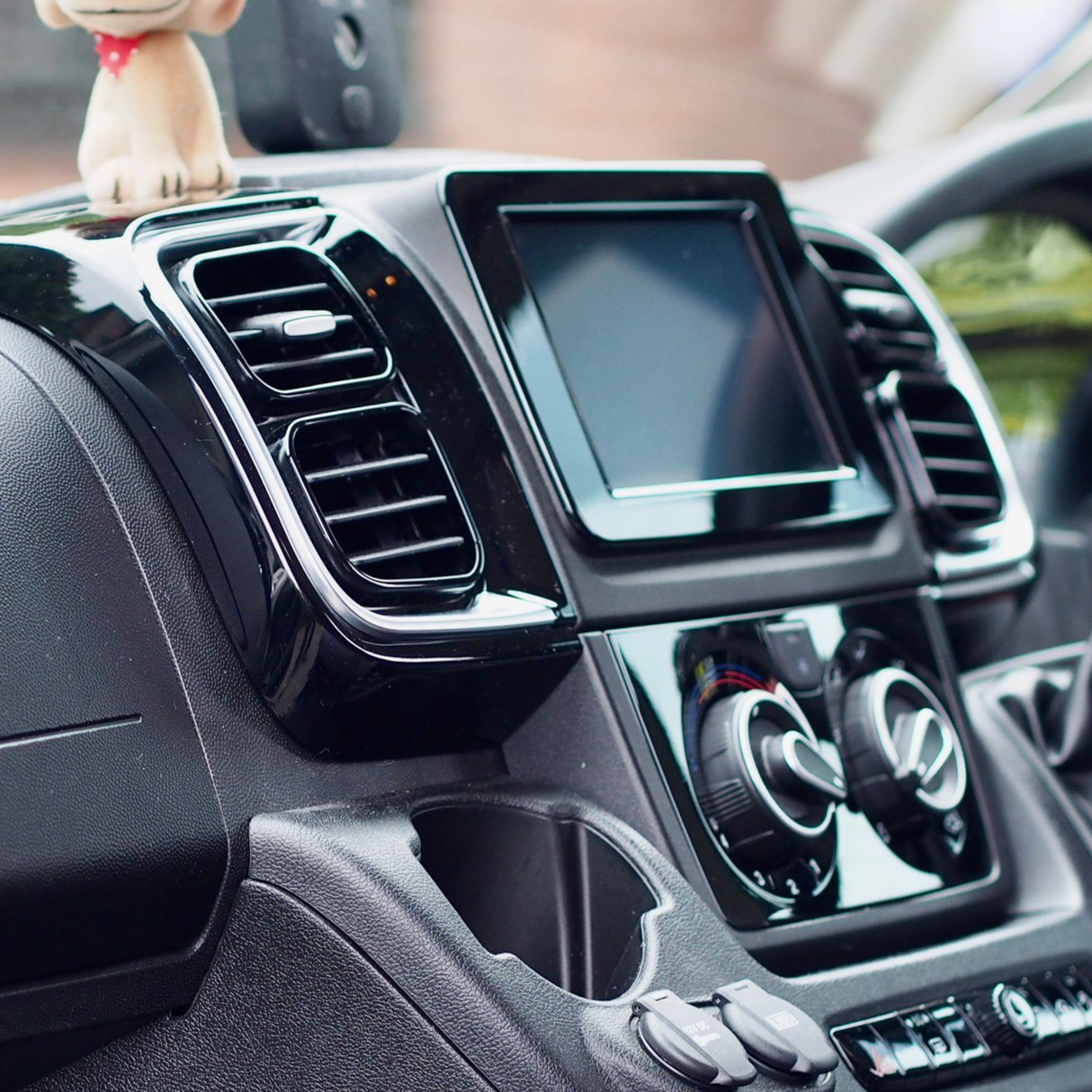 For Citroen Relay Air Vent Trim Set – Gloss Black Dashboard Upgrade for New Models