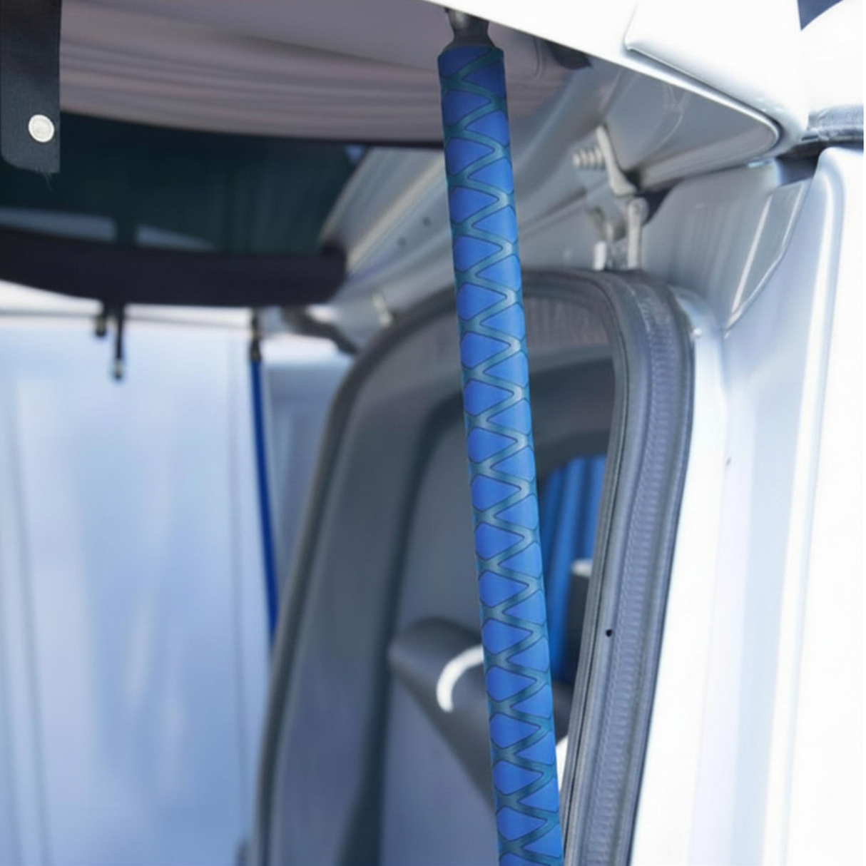 For VW T5/T5.1 Tailgate Elevation Roof Gas Strut Styling Cover Kit (Cross Pattern) | Van-X
