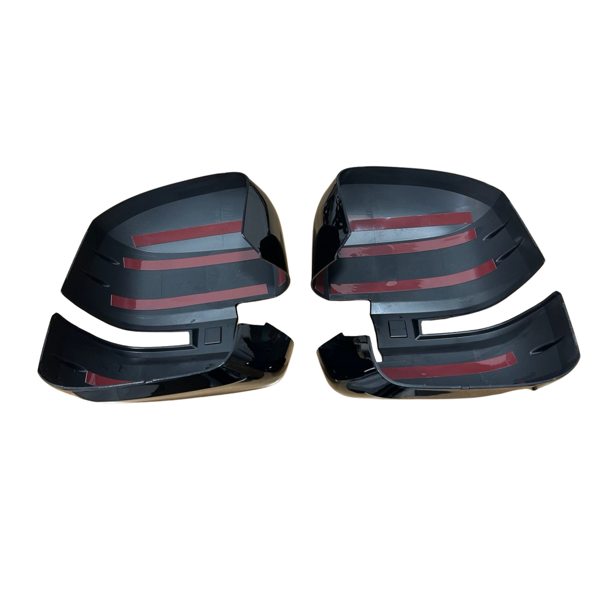 For MAN TGE Mirror Covers - Set of 2 - Gloss Black | Van-X