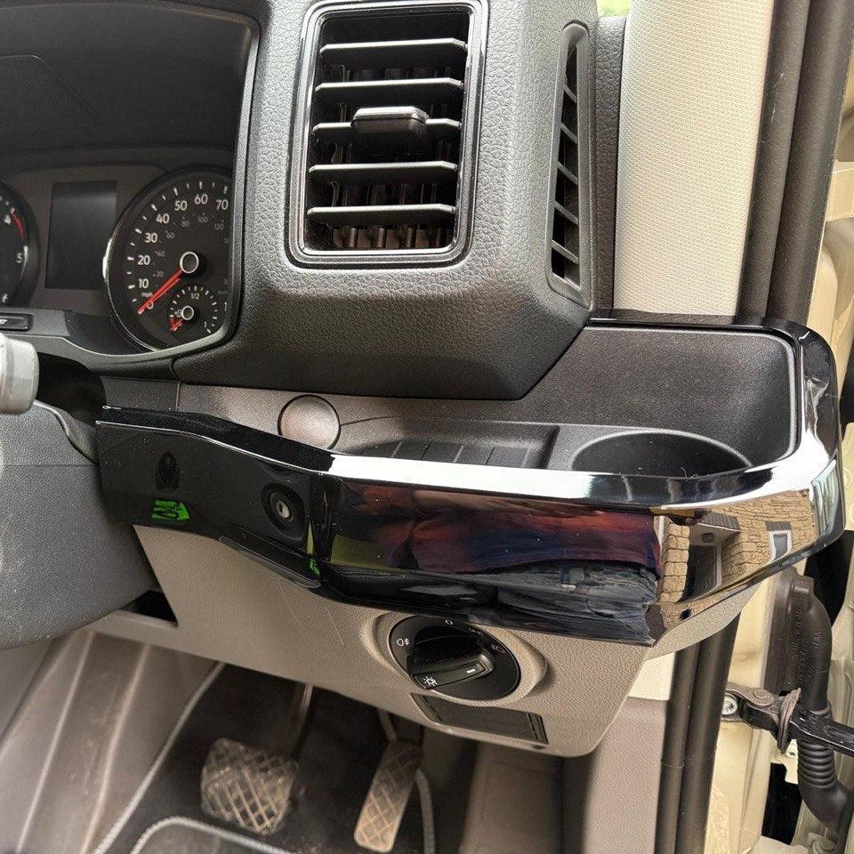 Airson sgeadachadh stoidhleachaidh deas-bhòrd ìosal VW Crafter RHD cruth ùr - dubh gleansach (seata de 6) | Van-X