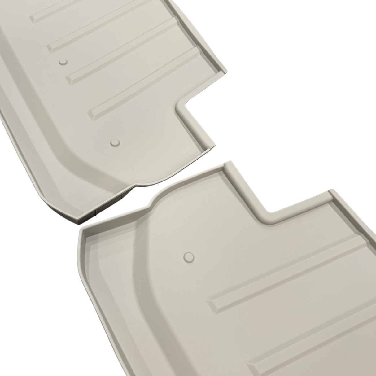 For MAN TGE Front Cab Shelf Light Grey Rubber Inserts – Storage Liner (2018-2025)