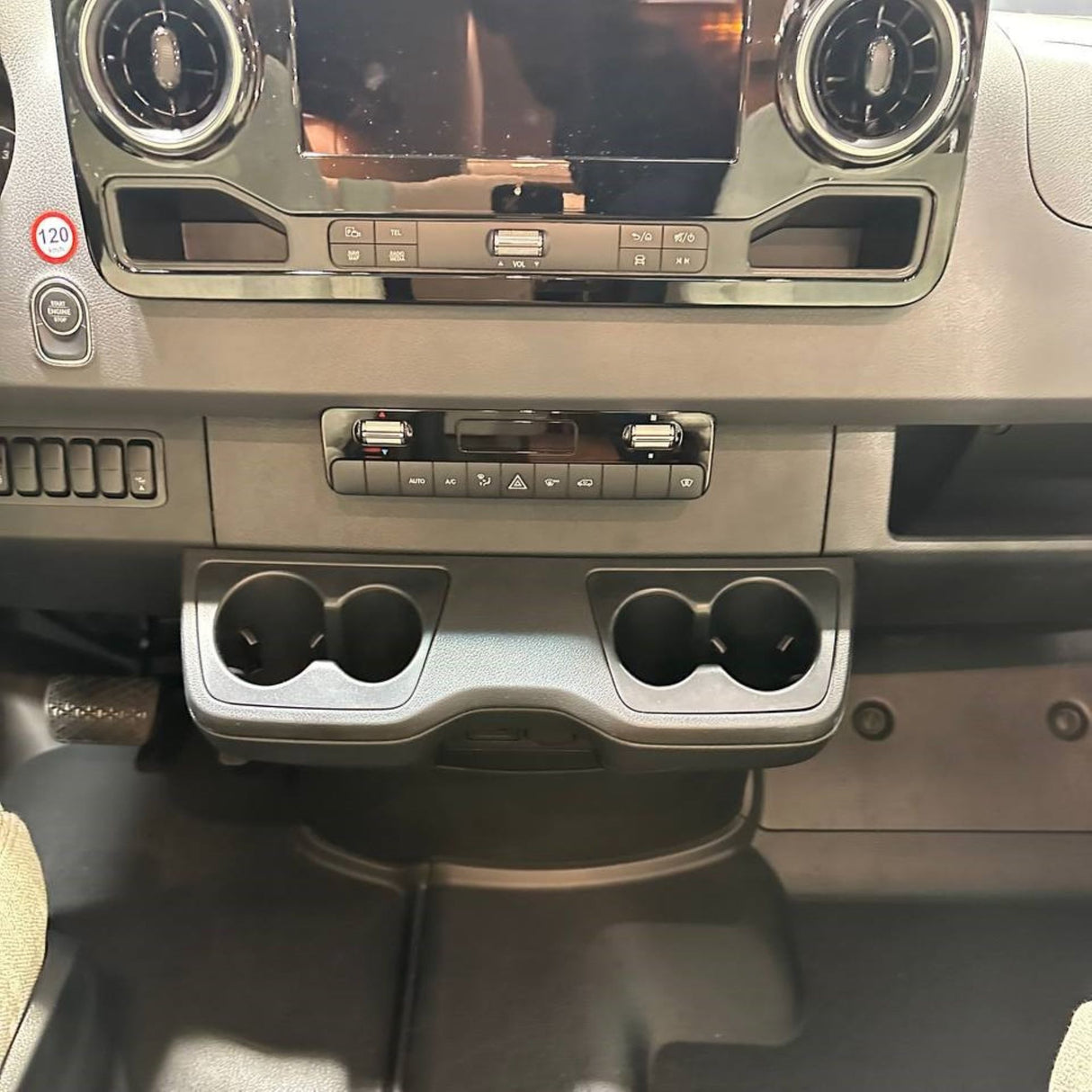 For Mercedes Sprinter Dodge 907 Cup Holder – Left Side Dashboard Mount | Van-X Accessory