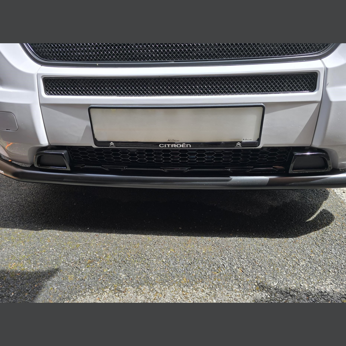 For Fiat Ducato Gloss Black Lower Bumper Honeycomb Grille | Van-X