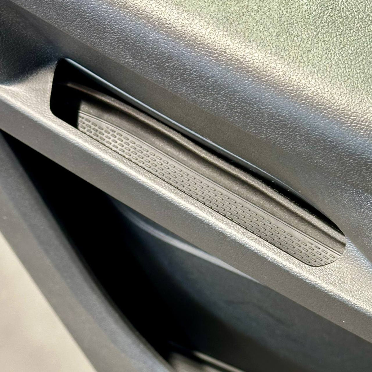 For Vauxhall Movano Rubber Door Liner Pocket Inserts - Black - Van-X