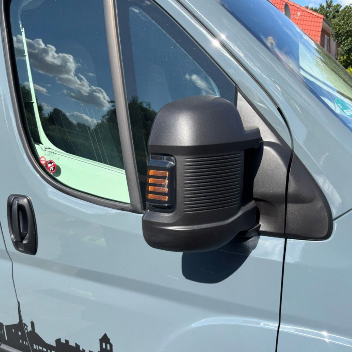 For Citroen Relay Full LED Rear Lights Cluster - Tail Light, Rear Light Unit, Smoked Replacement - Van-X