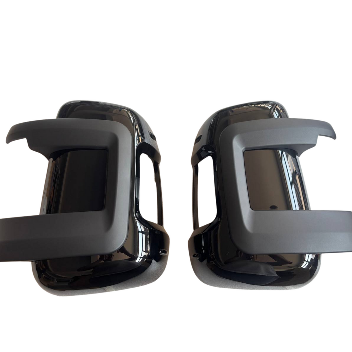 For  Citroën Relay Wing Mirror Cap/Covers (Set of 2) - Black | Van-X