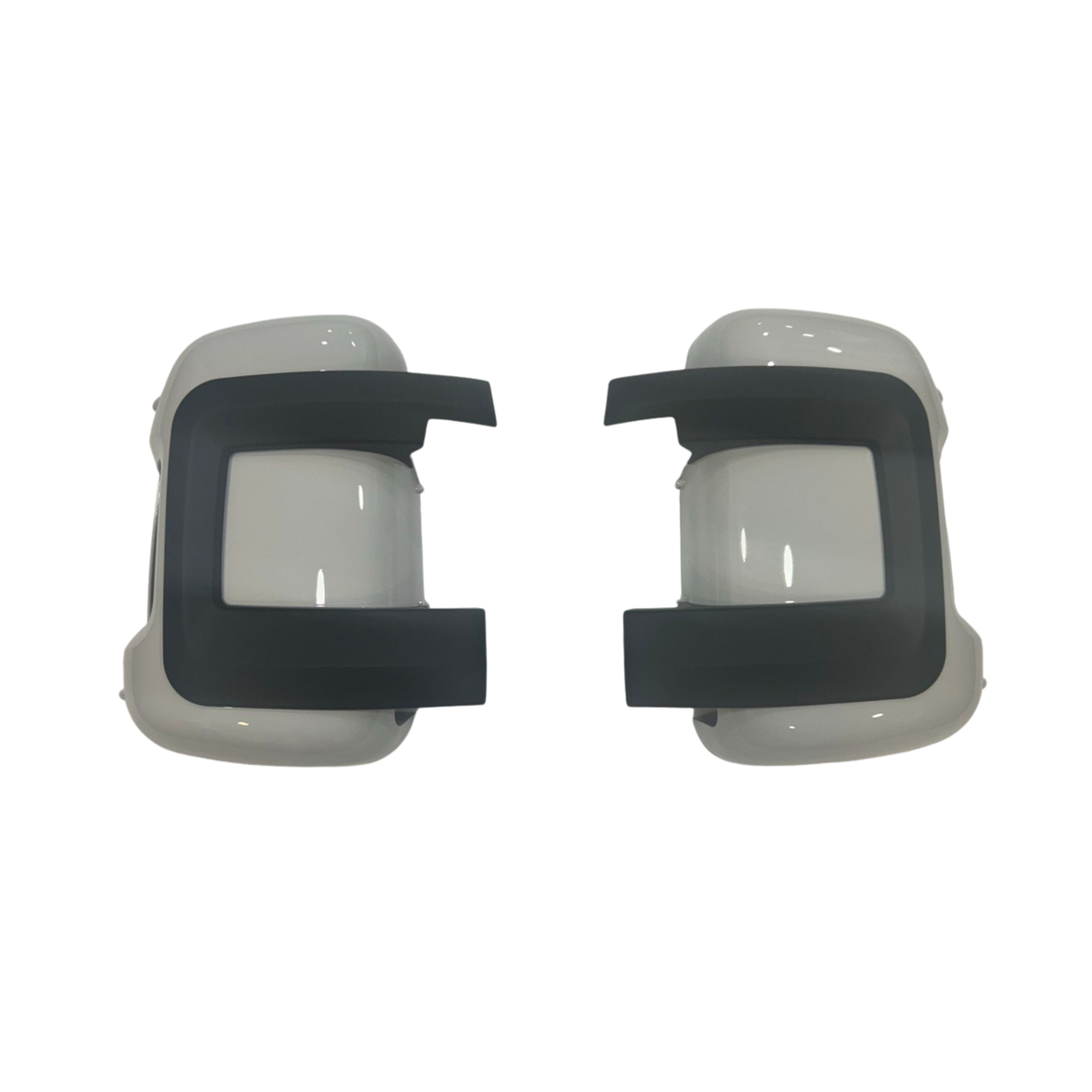 For Peugeot Boxer (2007-2024)Wing Mirror Cap/Covers (Set of 2) - Gloss White | Van-X