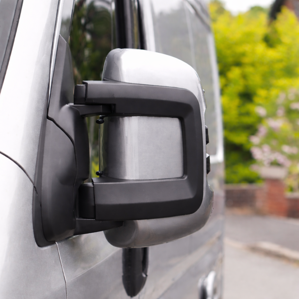 For Peugeot Boxer (2007-2024) Wing Mirror Cap/Covers (Set of 2) - Silver | Van-X