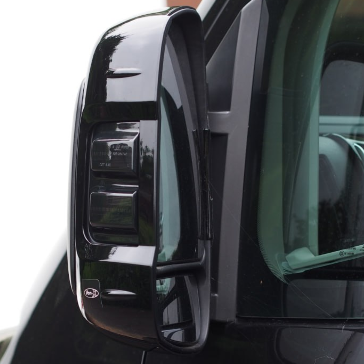For Vauxhall Movano (2007-2024) Wing Mirror Cap/Covers (Set of 2) - Black | Van-X