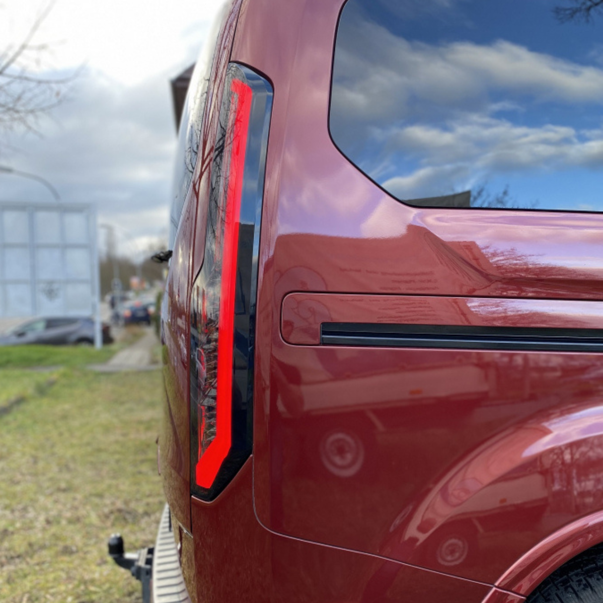 Airson solais cùil LED comharra sreathmhor Ford Transit Custom MK2 lionsan smocte