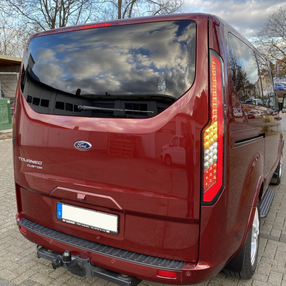 Airson solais cùil LED comharra sreathmhor Ford Transit Custom MK2 lionsan smocte
