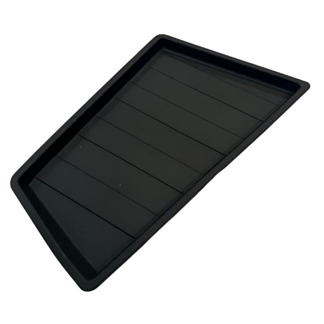 For Toyota Proace Door Pocket Rubber Inserts / Mats - Black | Van-X