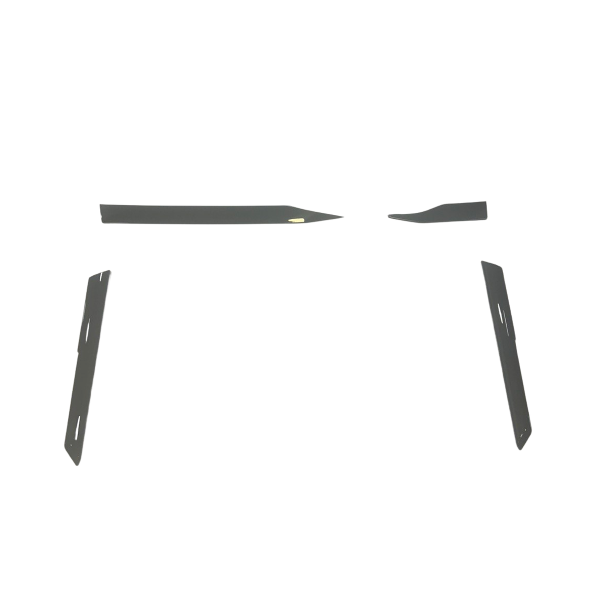 For VW T6.1 Transporter Dashboard Upgrade Van-X – Premium 4-Piece Gloss Black Lower Dash Trim & Door Card Set