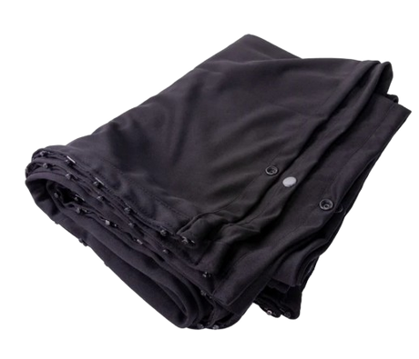 For VW T6 Window Curtains Eco-Line - Black | Van-X
