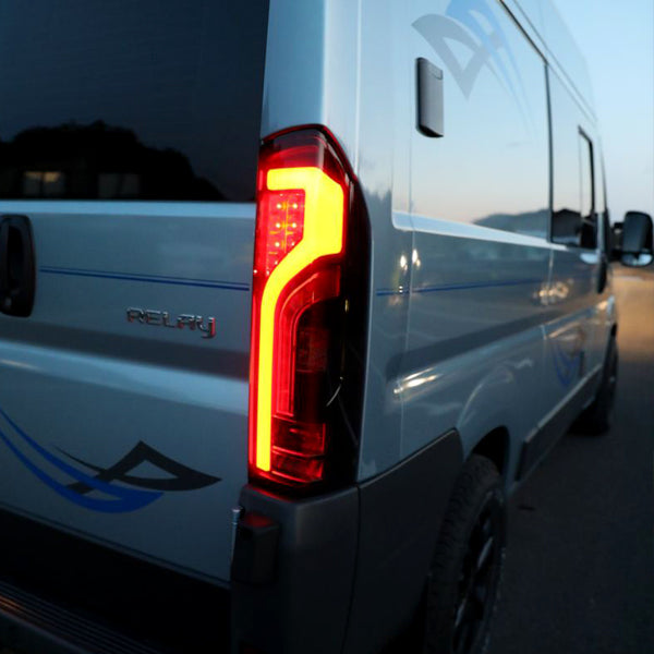 For Citroen Relay Full LED Rear Lights Cluster - Tail Light, Rear Light Unit, Smoked Replacement - Van-X