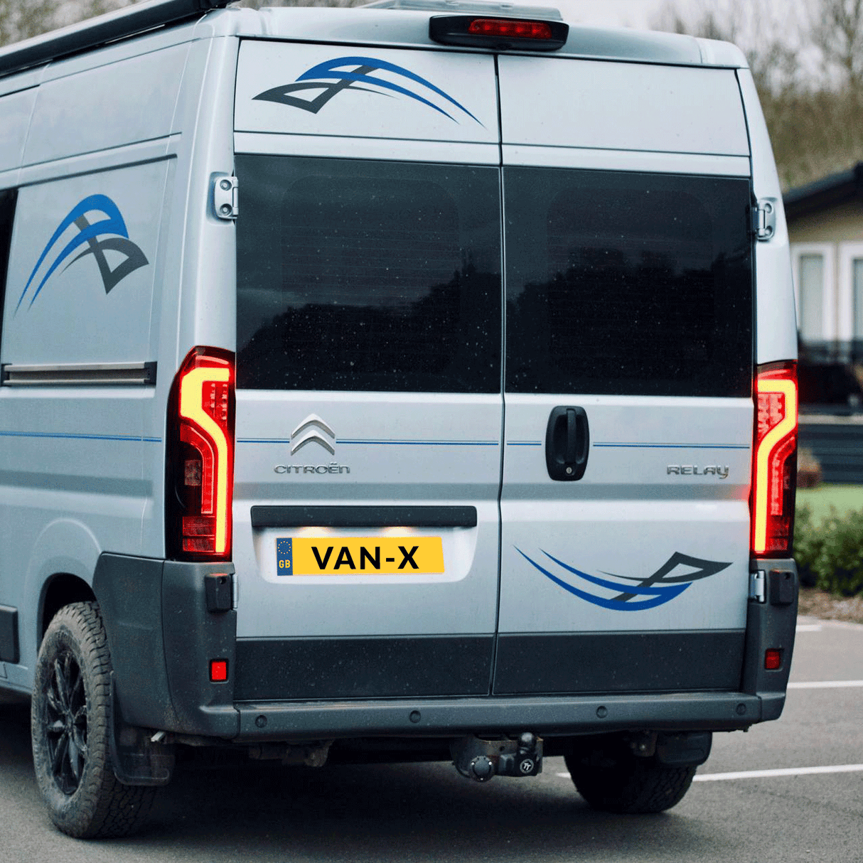 For Citroen Relay Full LED Rear Lights Cluster - Tail Light, Rear Light Unit, Smoked Replacement - Van-X