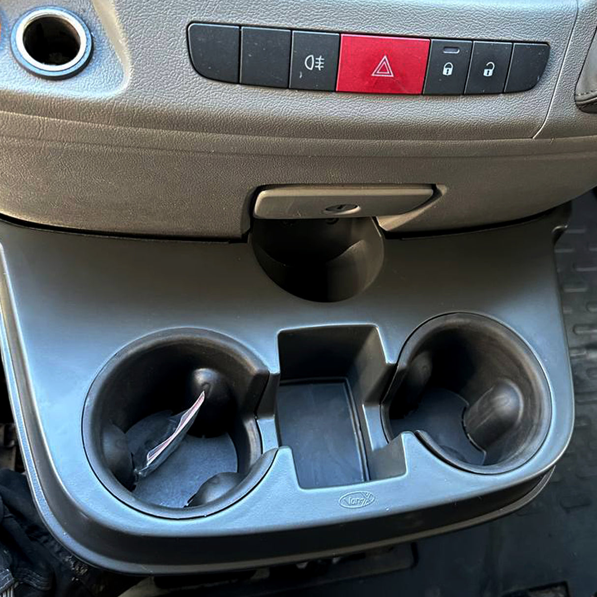 For Fiat Ducato Cupholder Console - Grey  | Van-X