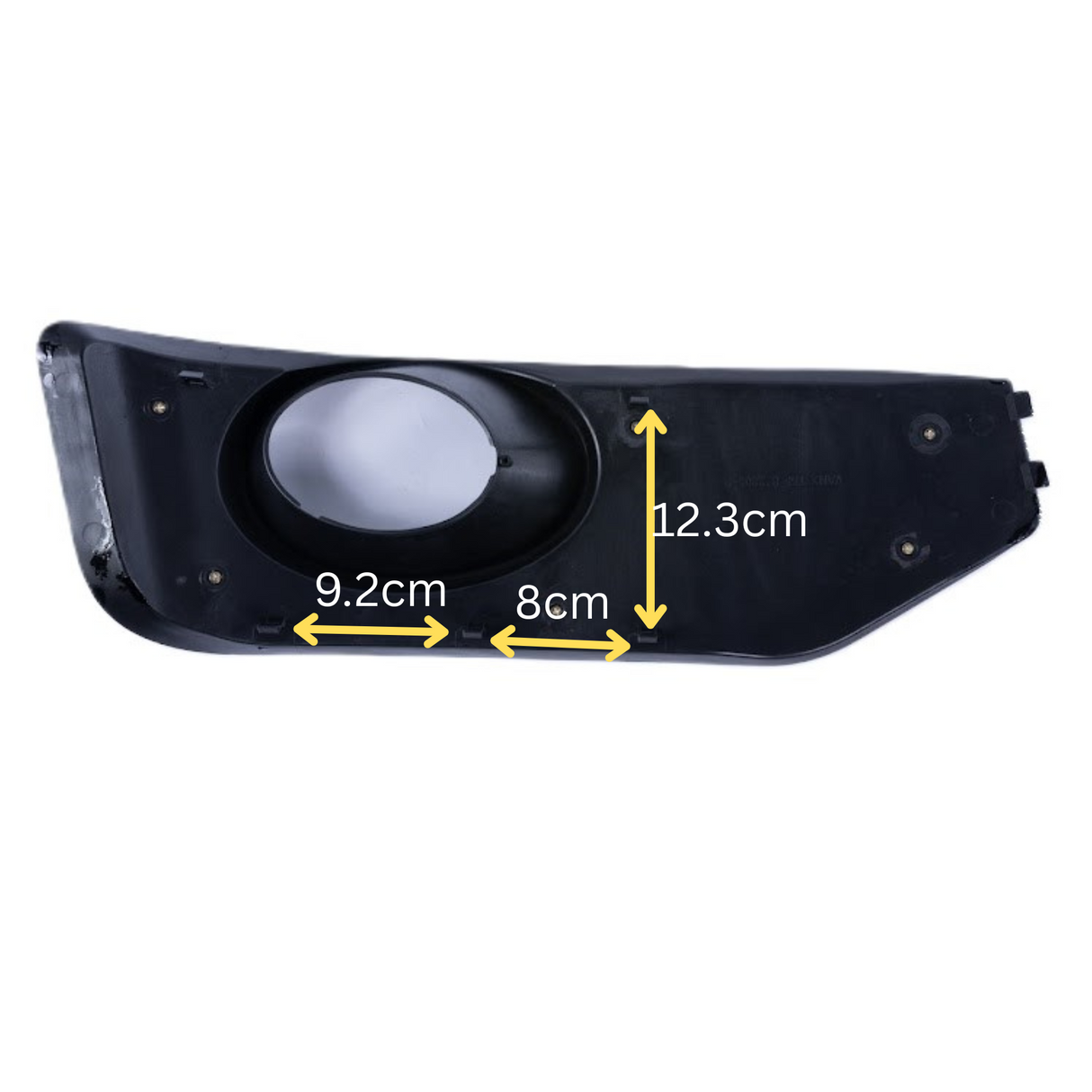 For VW T5 .1 Transporter Honeycomb Sport-Line Front Spoiler Foglight Trims (Matte Chrome)