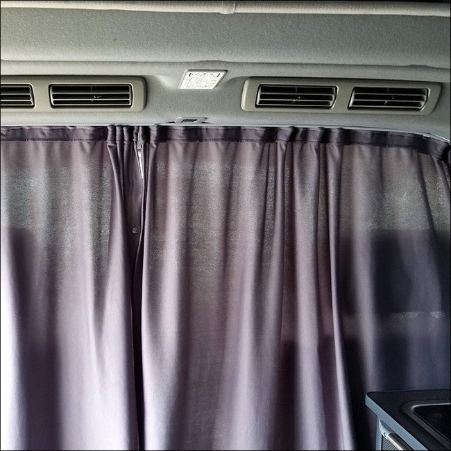 For VW Caddy Cab Divider Curtain Kit with Rail Premium Quality - Van-X