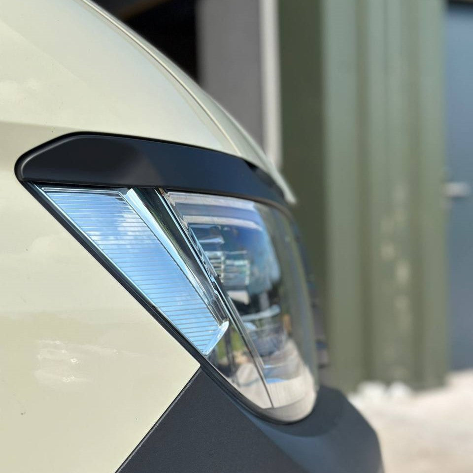 For New VW Crafter Headlight Eyebrow Trim – Matte Black - Van Styling Accessory by Van-X