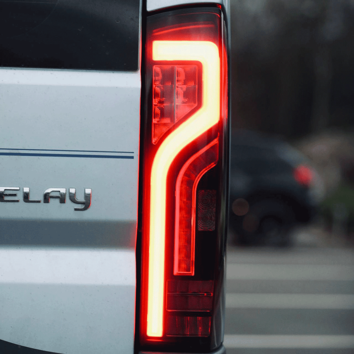 For Citroen Relay Full LED Rear Lights Cluster - Tail Light, Rear Light Unit, Smoked Replacement - Van-X