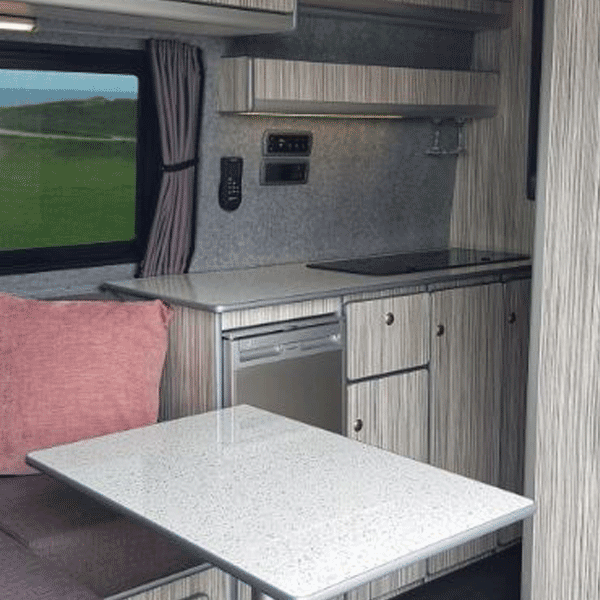 For MAN TGE / New Crafter Premuim Window Curtains - Black/Grey - CREATE YOUR OWN BUNDLE | Van-X