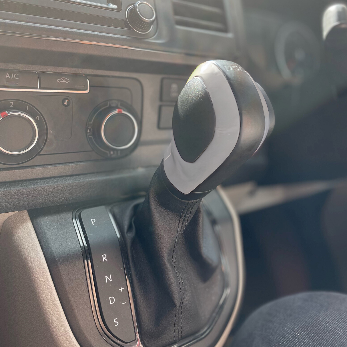 For VW T6 Transporter DSG Gear Knob Styling Caps – Grey Painted Upgrade, Ready to Fit