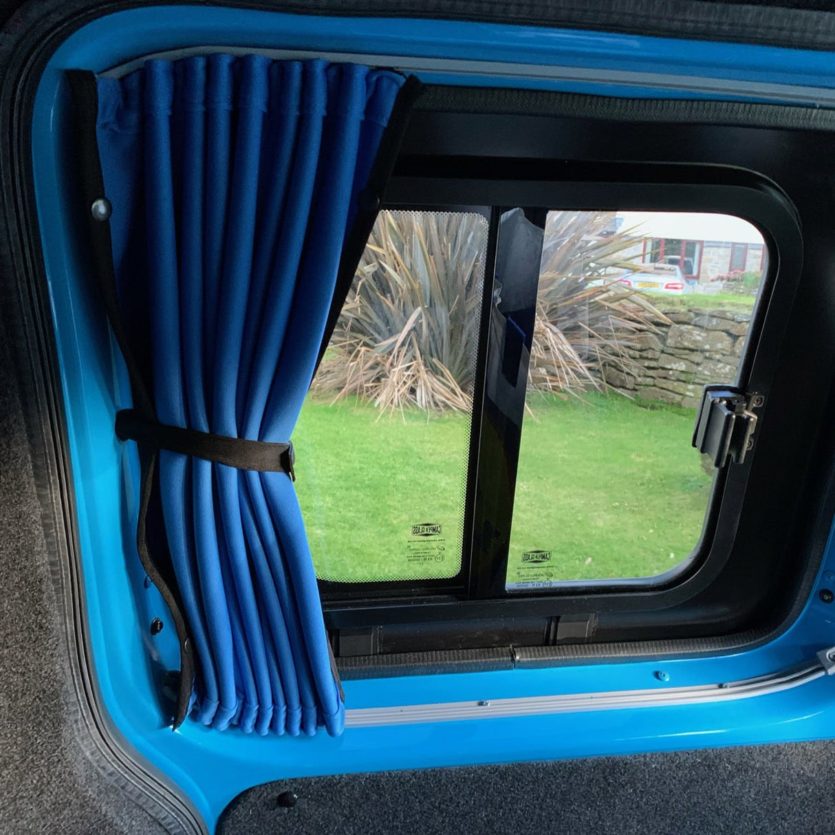 For Peugeot Expert Premium Window Curtains - Black/Blue - CREATE YOUR OWN BUNDLE! | Van-X