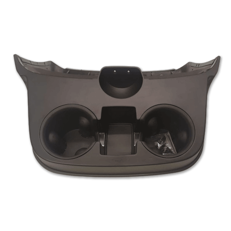 For Vauxhall Movano Cupholder Console - Black | Van-X