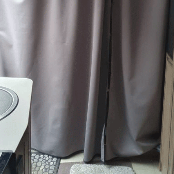 For Citroen Relay Motorhome & Campervan Premium Maxi-Cab Divider Curtain with Rail  – Van-X