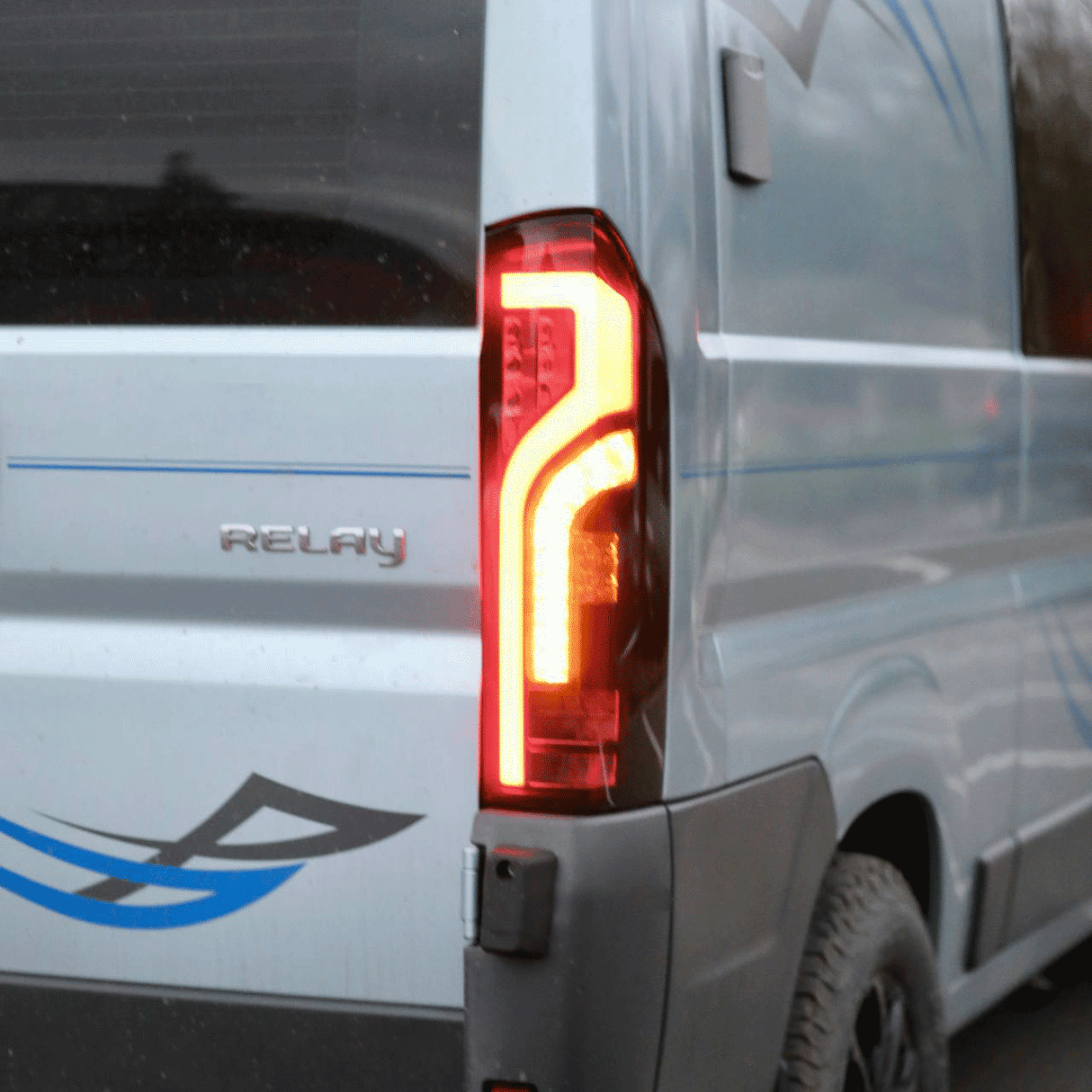 For Fiat Ducato Full LED Rear Light Cluster | Tail Light, Rear Light Unit, Smoked LED Replacement | RAM ProMaster Van-X - NEW
