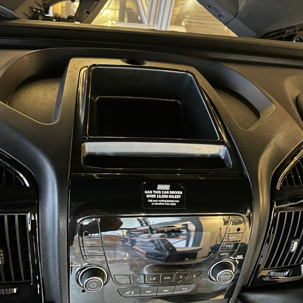 For Fiat Ducato / RAM Promaster Top Dash Tray with Rubber Mat Insert - Interior Upgrade - Van-X