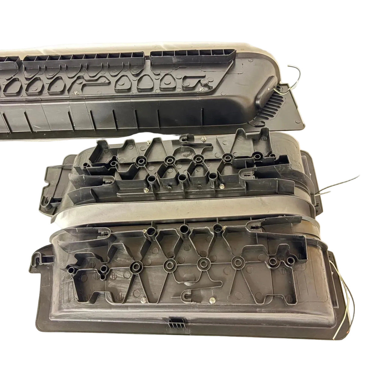 Airson VW T5 & T5.1 Seata Ceumannan Làn Stoidhle Caravelle – 3-phìosan airson Draibhear, Luchd-siubhail & Doras Sleamhnachaidh | Tionndadh Campervan, Suaicheantas Highline, LED