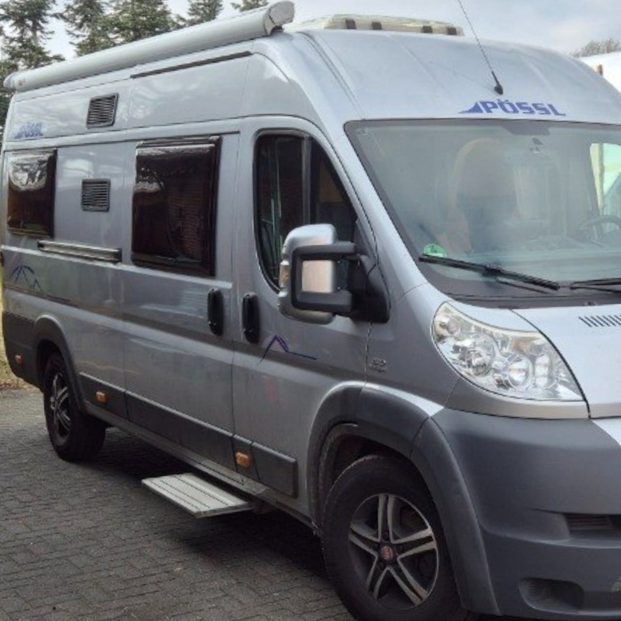 Airson Peugeot Boxer (2007-2024) Caip/Còmhdaichean Sgàthan Sgiath (Seata de 2) - Airgead | Van-X