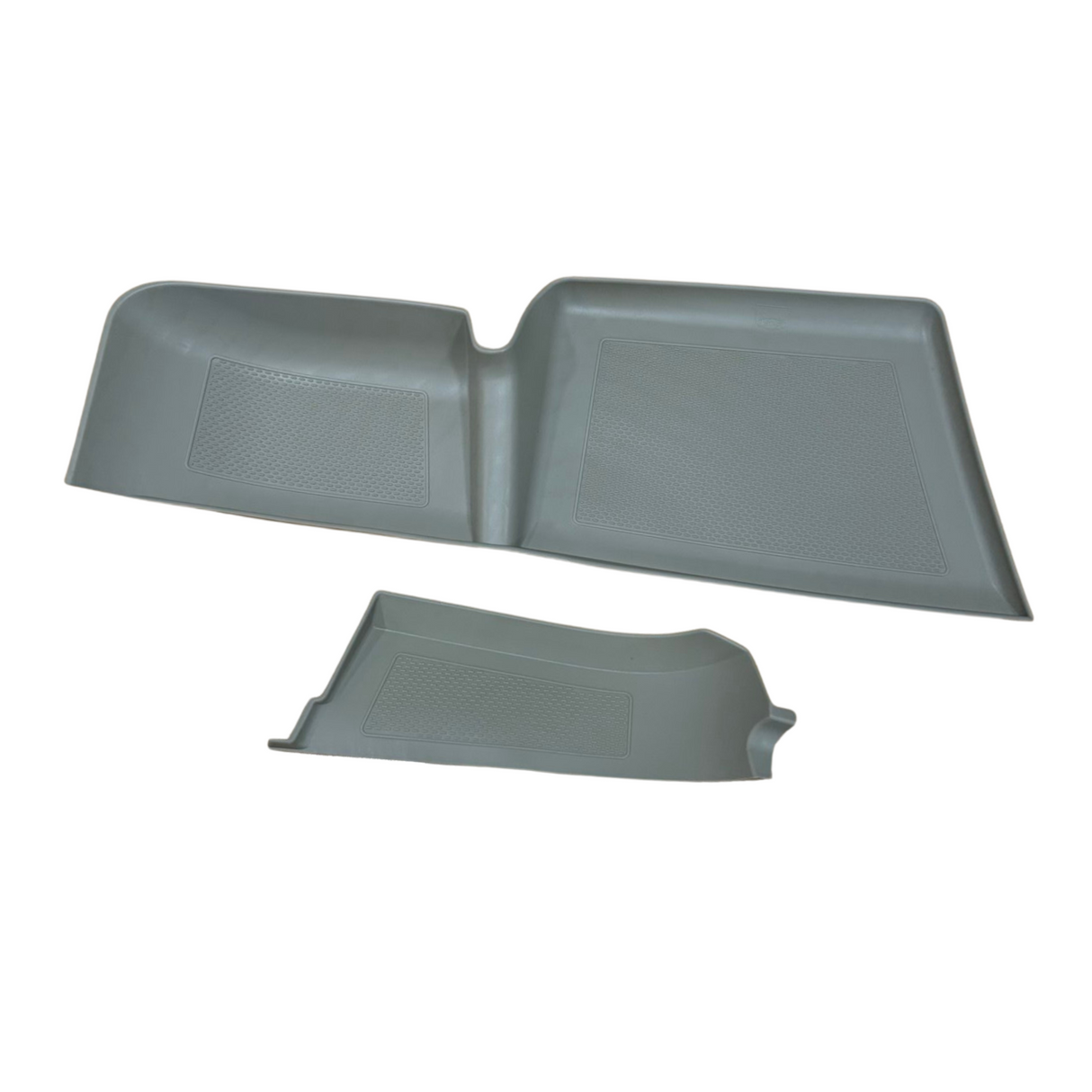 For Fiat Ducato RAM ProMaster Lower Dashboard Rubber Mats (Light Grey)