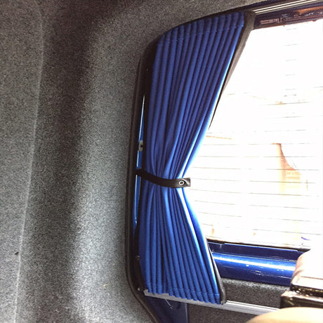 For VW T6.1 Transporter Van Conversion Premium Curtains Van-X - Black/Blue - CREATE YOUR OWN BUNDLE! Van-X