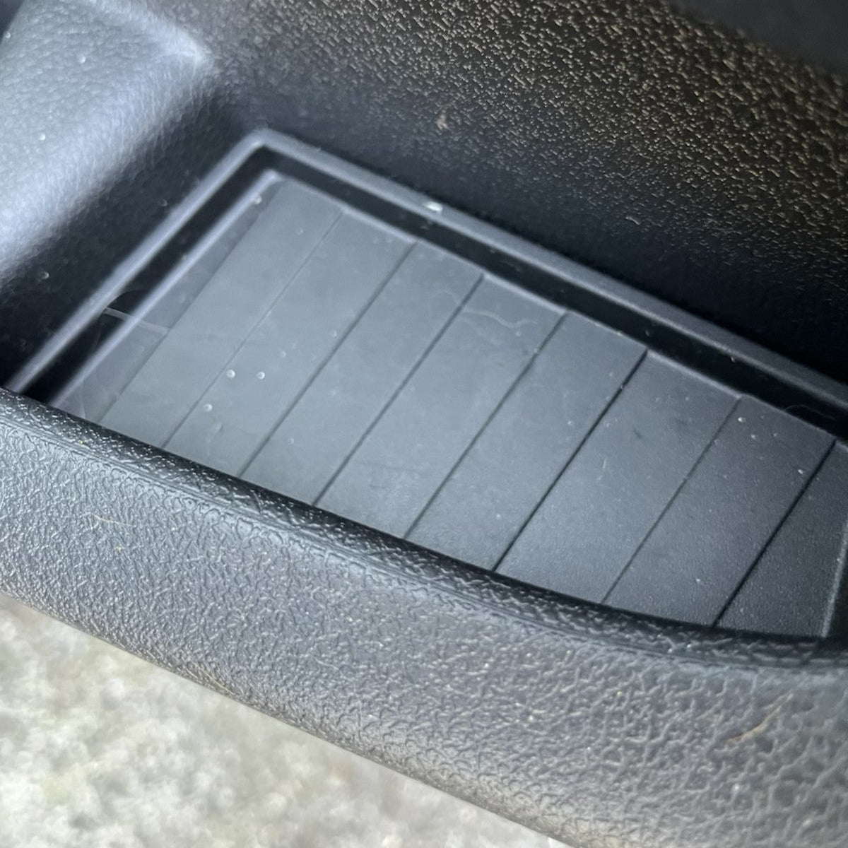 For Toyota Proace Door Pocket Rubber Inserts / Mats - Black | Van-X