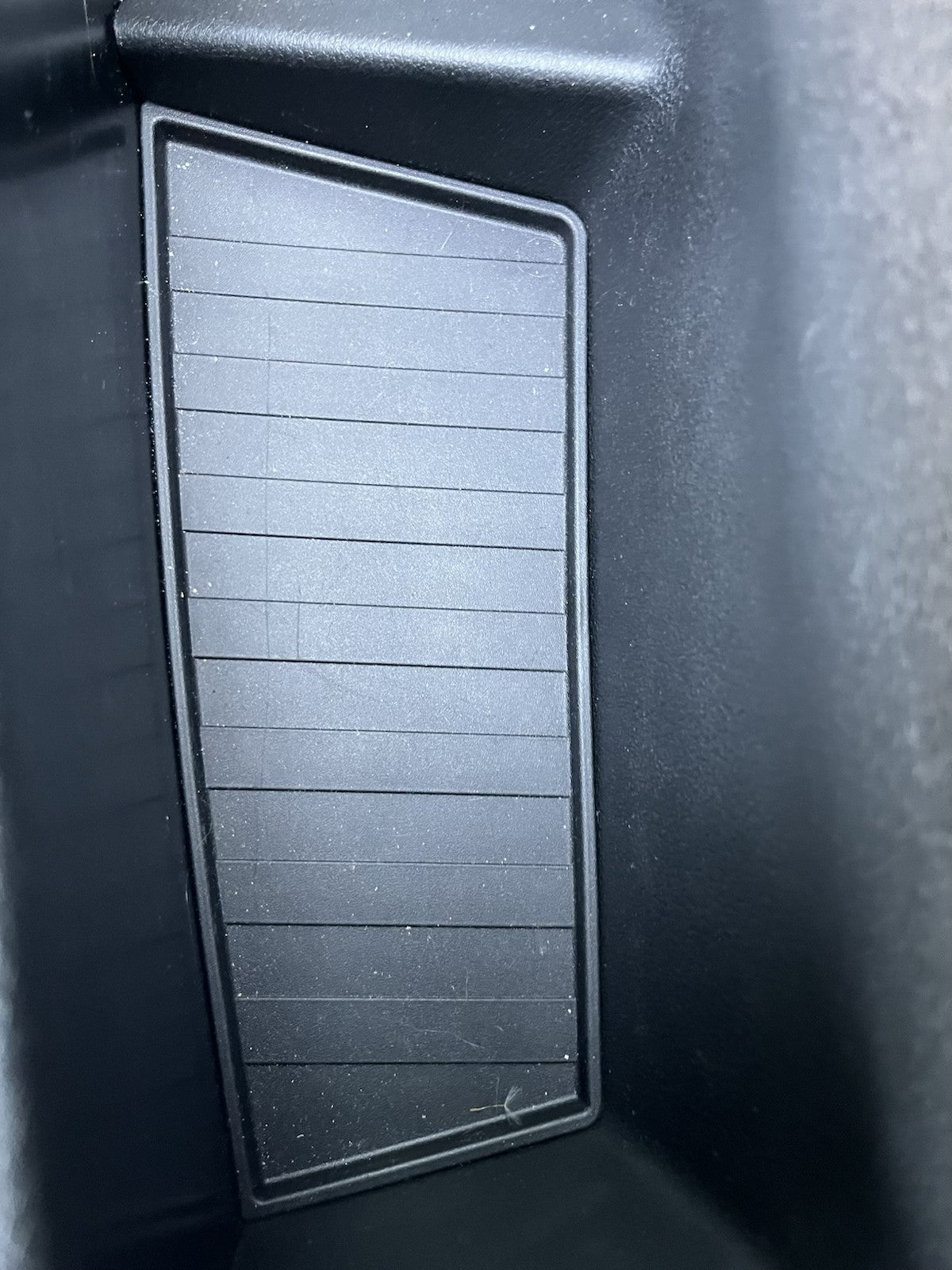 For Toyota Proace Door Pocket Rubber Inserts / Mats - Black | Van-X