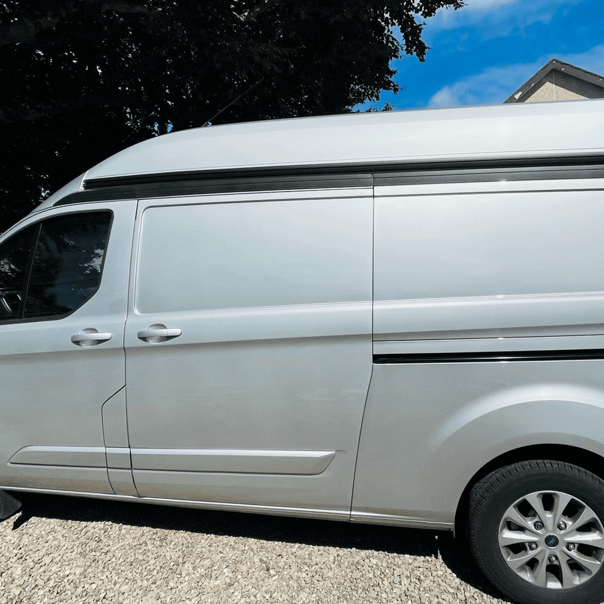 For Ford Transit Custom Awning Rails (Black) - B-Grade - Collection Only