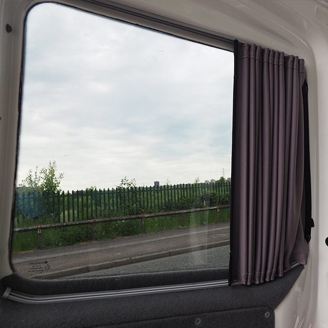 For New Vauxhall Vivaro Premium Window Curtains - Black/Grey - CREATE YOUR OWN BUNDLE! Van-X