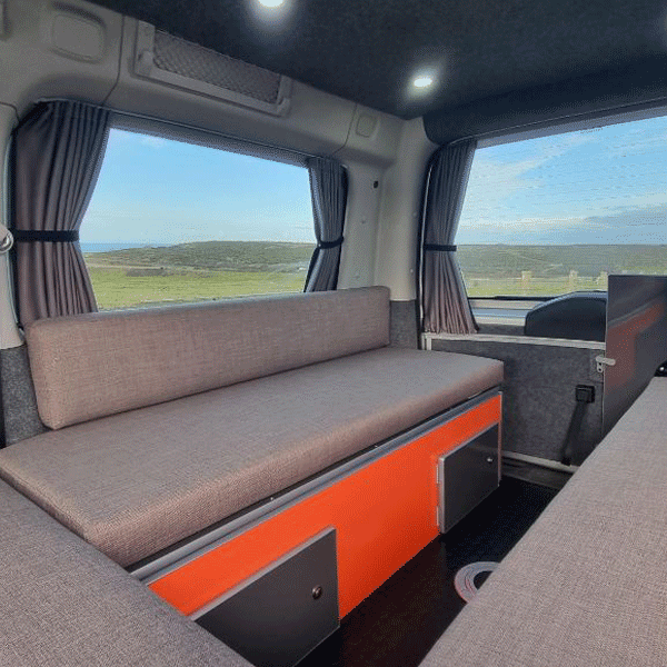 For Toyota Proace Premium Window Curtains - Black/Grey - CREATE YOUR OWN BUNDLE! | Van-X