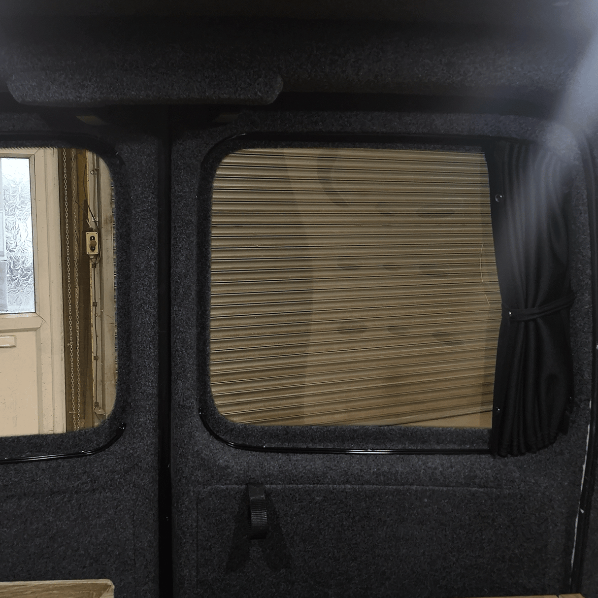 For Fiat Scudo Premium Window Curtains - Black/Black - CREATE YOUR OWN BUNDLE! | Van-X