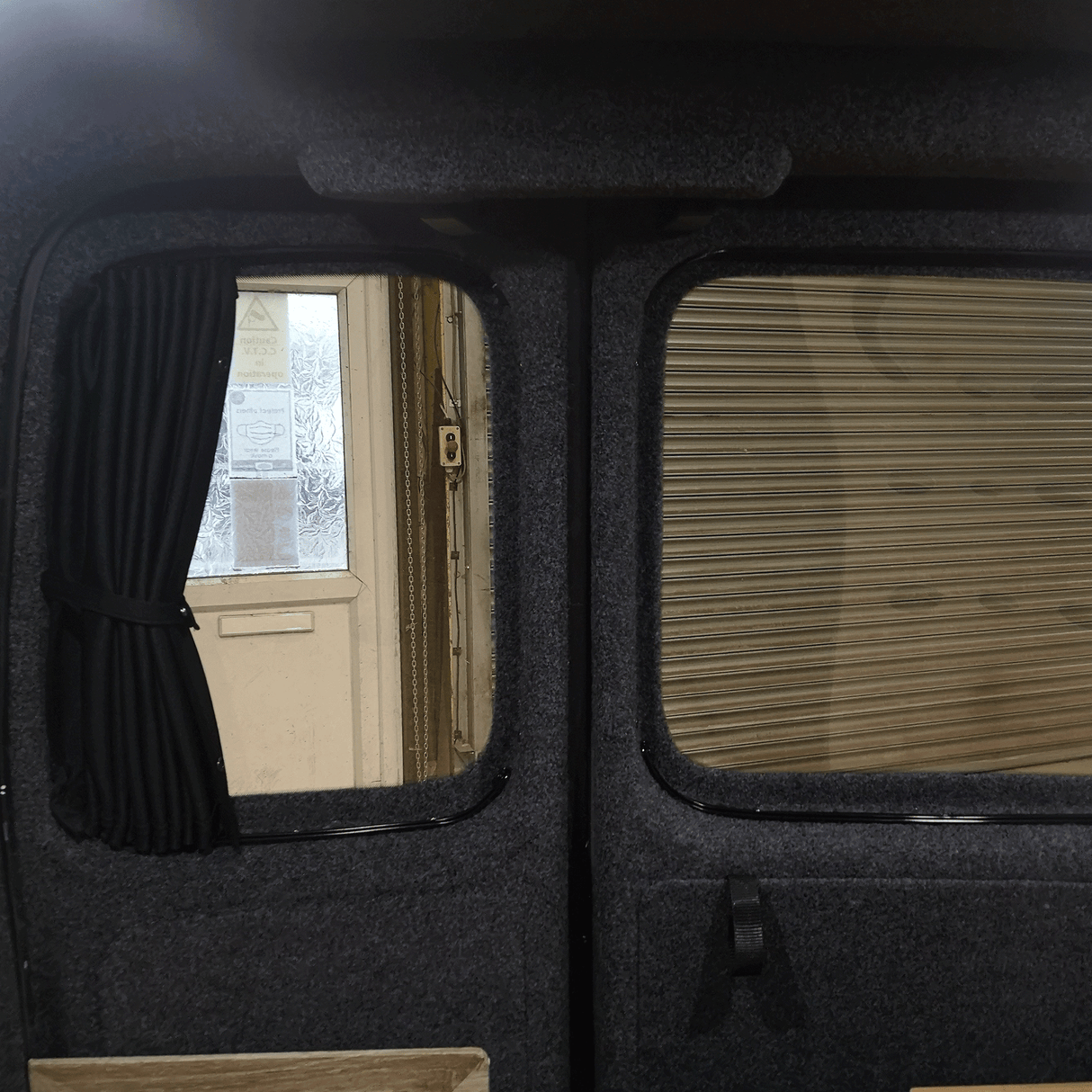 For Peugeot Expert Premium Window Curtains - Black/Black - CREATE YOUR OWN BUNDLE! | Van-X