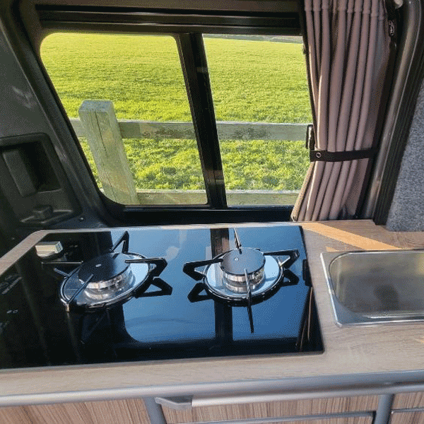 For Toyota Proace Premium Window Curtains - Black/Grey - CREATE YOUR OWN BUNDLE! | Van-X