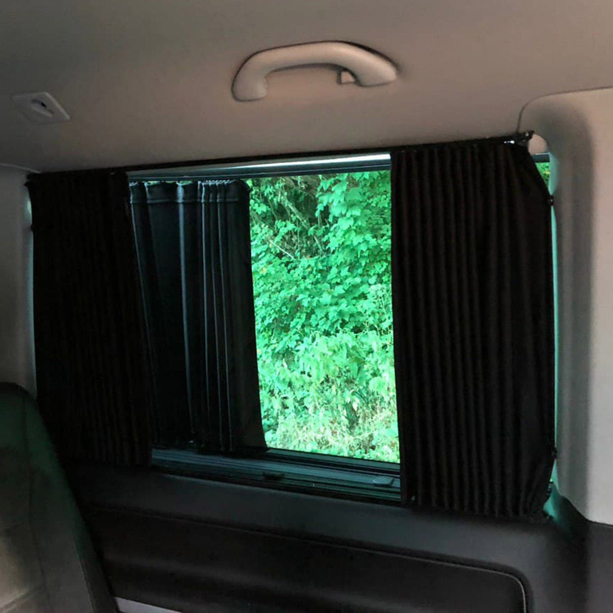 For VW T5 Caravelle / Shuttle Premium Window Curtains - Black/Black - CREATE YOUR OWN BUNDLE! Van-X