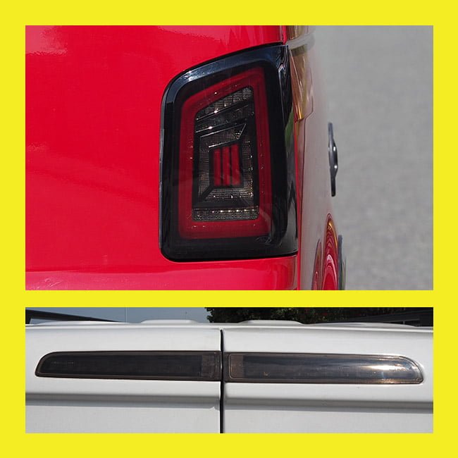 Airson VW T5.1 Transporter MK3.1 Van Barndoor Solais Cùil LED Smocte Ideal LED Frèam Làn Solas LED-Bar